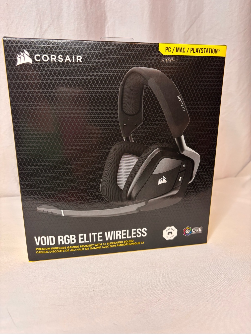 Corsair Void RGB Elite Wireless Headset - Black